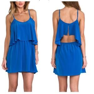 Lovers + Friends X Revolve Sun Kissed Dress Blue L